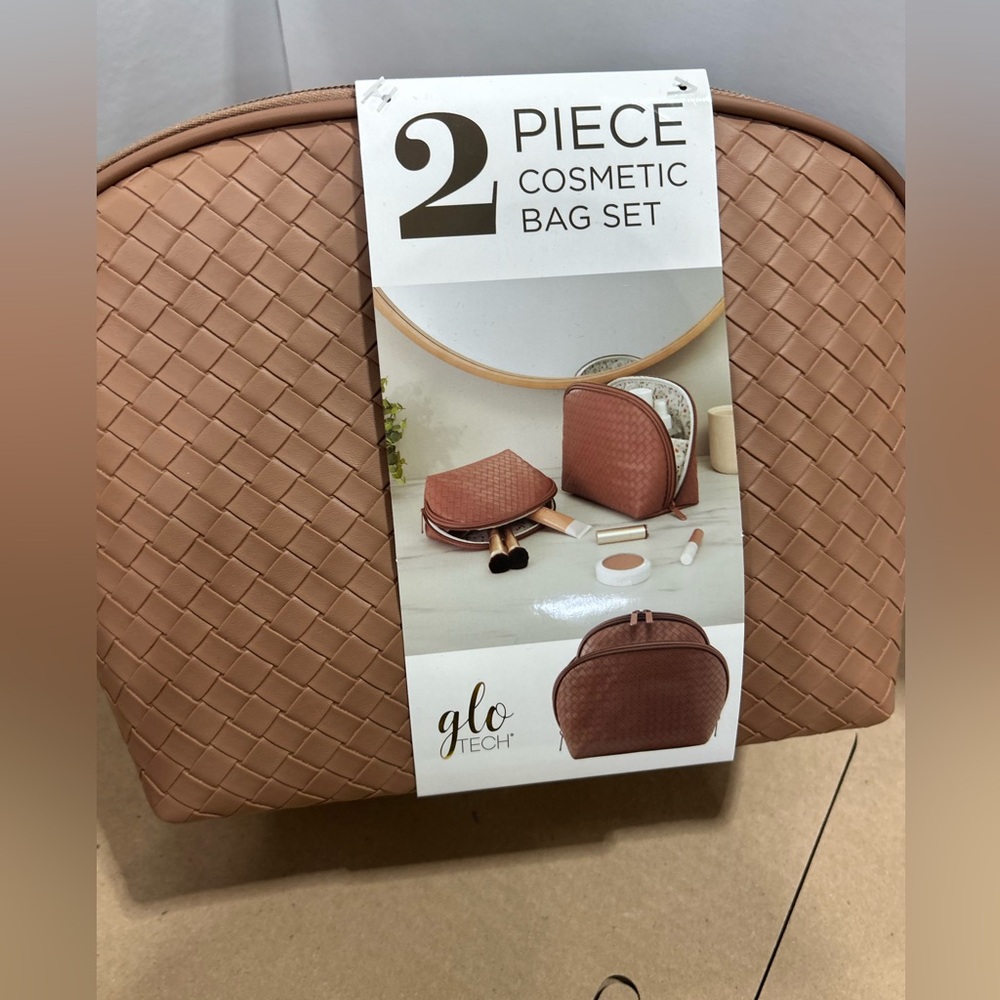 Glotech Cosmetic Bags  2 Piece Set new luggage color